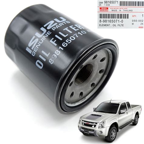 Genuine Engine Oil Fuel Filter Black For Isuzu Dmax D Max Pickup