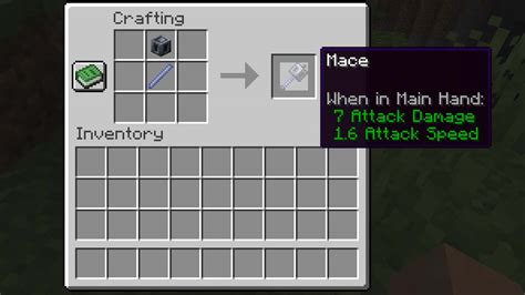 How To Craft Repair And Use Mace In Minecraft Gameskinny