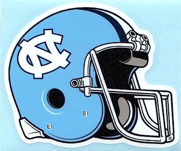 Football North Carolina Tar Heels Football Helmet Decals Argyle Blue Helmet