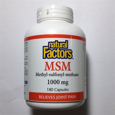 Natural Factors Msm 1 000mg Capsules Terrens Wellness Centre