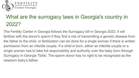 Ppt What Are The Surrogacy Laws In Georgia S Country In