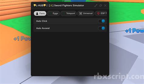 Sword Fighters Simulator Auto Click Auto Ascend Teleports Scripts