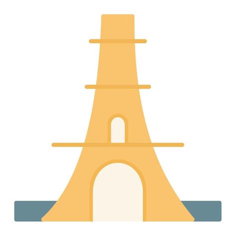 Premium Vector Eiffel Tower Vector Illustration Style