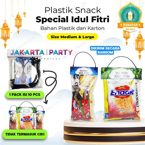 Jual Plastik Snack Lebaran Hampers Mini Lebaran Angpao Snack