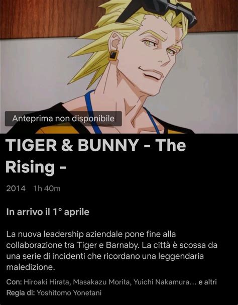 Tiger Bunny Nuovo Trailer Per La Seconda Stagione Animeclick