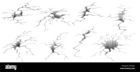 Earthquake Crack Drawing