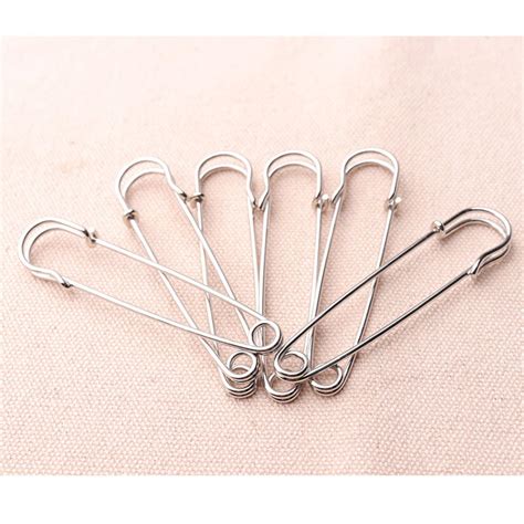 10pcs Jumbo Safety Pins 70mm Large Pin Brooch Kilt Pins Silver Etsy