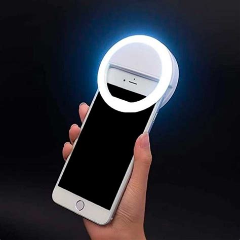 Ring Light Selfie Anel Luz Flash E Ilumina O Para Celular Smartphone