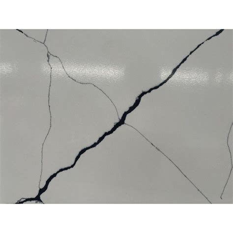 Mm Artificial Calacatta White Marble Look Large Quartz Stone