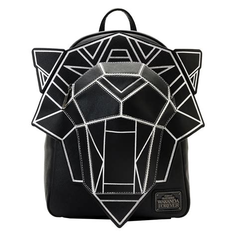 Marvel Loungefly Mini Backpack Black Panther Wakanda Forever Figural