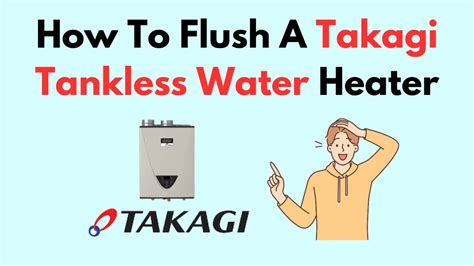 How To Flush A Takagi Tankless Water Heater YouTube