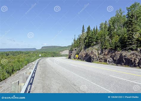 TransCanada highway stock image. Image of canada, landscape - 126361223