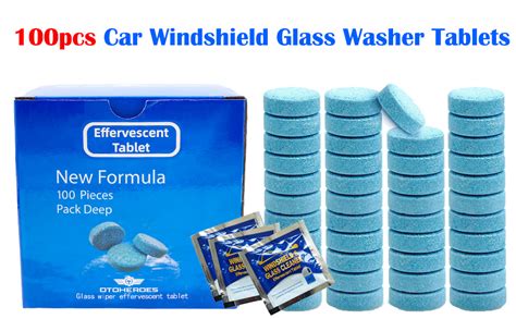 Amazon Zommna 100 Pieces Car Windshield Washer Fluid Tablets