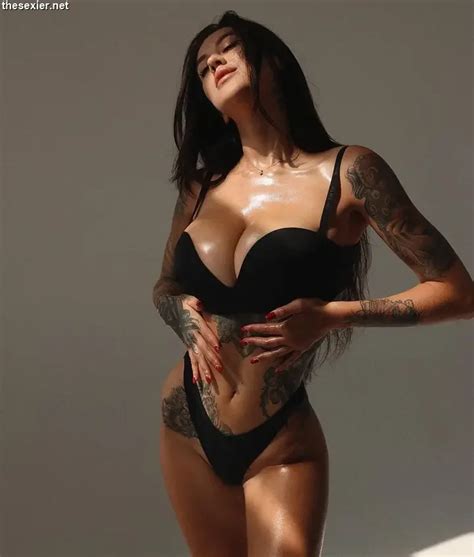 11 Hot Tattooed Chick Tanya Bahtina Big Natural Breasts Hitb31