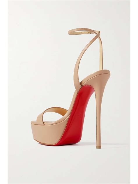 Christian Louboutin Loubi Queen Alta Leather Platform Pumps Net A