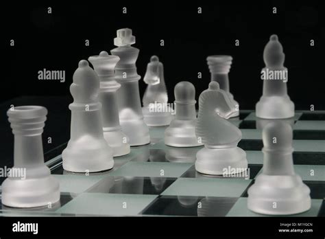 Glass Chess Board Chess Pieces Hi Res Stock Photography And Images Alamy