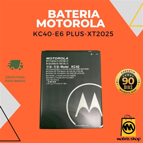 Bateria Kc Motorola Para Modelo E Plus Xt Escorrega O Pre O