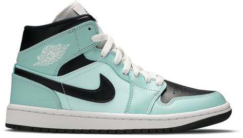 Air Jordan 1 Mid Aqua Black Wmns Bq6472 300 Novelship