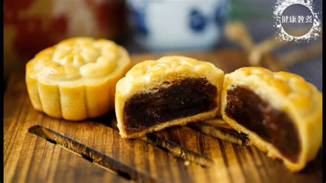 素食 豆沙月餅 手工月餅 廣式 簡易製作 新手輕鬆做 Red Bean Paste Mooncake Youtube