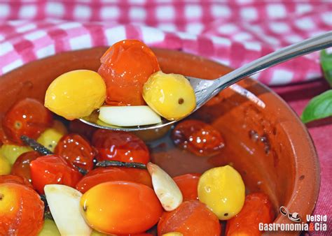 Cómo hacer tomates cherry confitados en freidora de aire Receta fácil