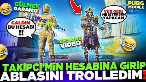 TAKİPÇİMİN HESABINA GİRİP ABLASINI TROLLEDİM GÜLMEK GARANTİ