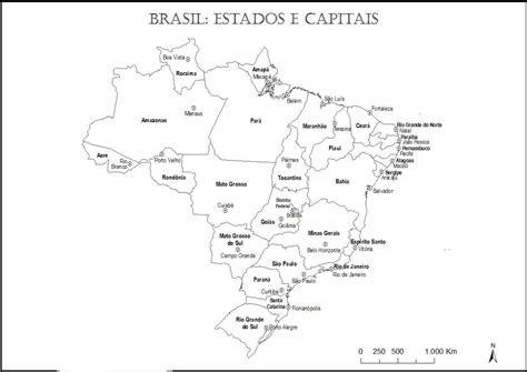 Desenho Do Mapa Do Brasil Para Pintar