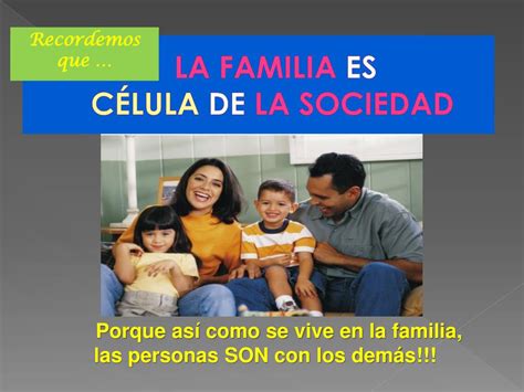 Ppt La Familia C Lula De La Sociedad Powerpoint Presentation Free