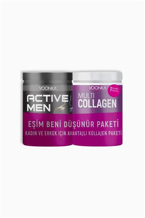 Voonka Multi Collagen Powder Gr Active Men Collagen Gr Fiyat