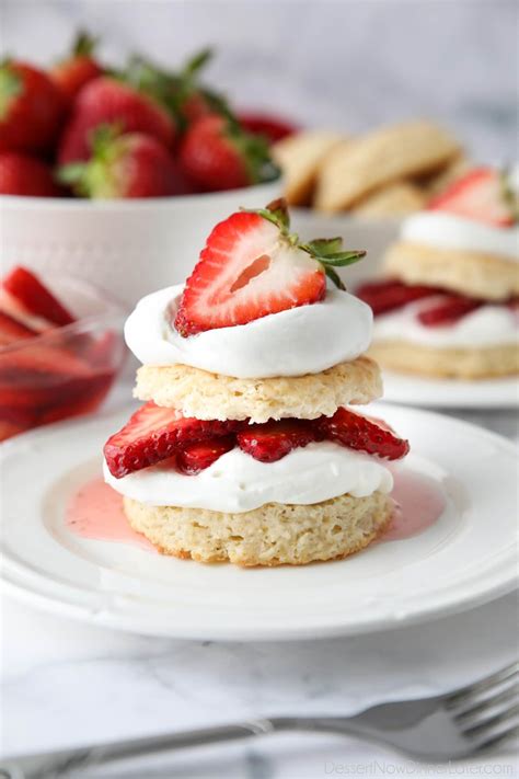 Biscuit Strawberry Shortcake Dessert Now Dinner Later