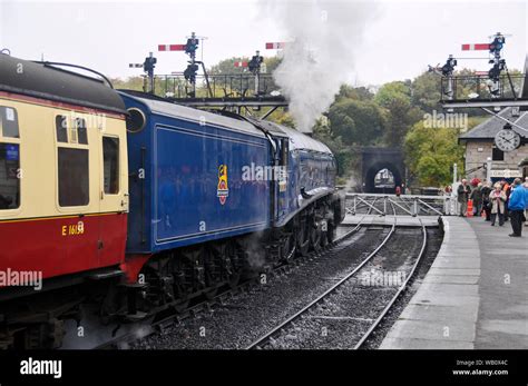 An image of the North Yorkshire Railway at Grosmont, North Yorkshire ...