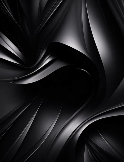 Black Abstract Art Image design | Premium AI-generated image