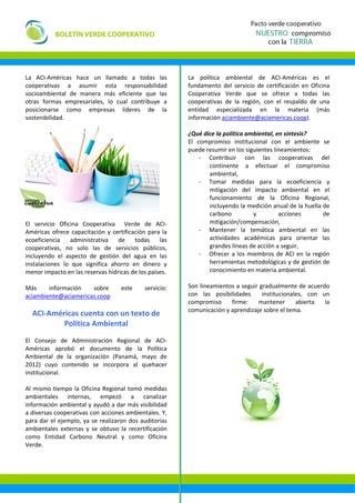 Pacto Verde Cooperativo Cboleverde Ppt