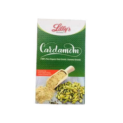 Lillys Cardamom Powder Organic Choti Elaichi 25gm