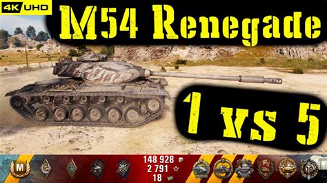 World Of Tanks M54 Renegade Replay 8 Kills 5 4k Dmg Patch 1 6 1