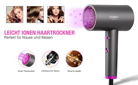 Confu F Hn Profi Ionen Haartrockner Watt Haarf N Klein Und Leicht