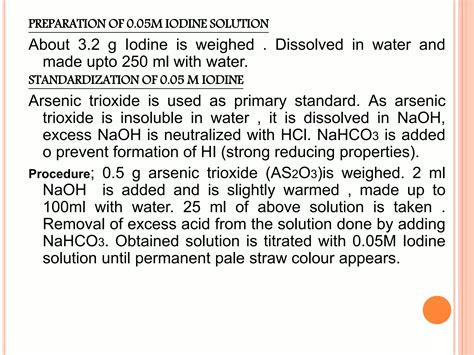Iodimetry & iodometry | PPT