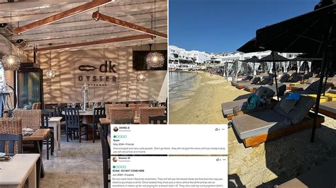 Return Of The Mykonos Rip Off Bar Notorious Dk Oyster Restaurant Is