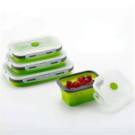 Caixa Dobr Vel Bento Bpa Livre Microwavable Port Til Tigela De Comida