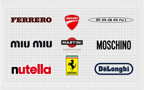 The Most Famous Italian Brands And Their Logos