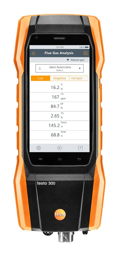 Testo Residential And Commercial Combustion Analyzer Flue Gas