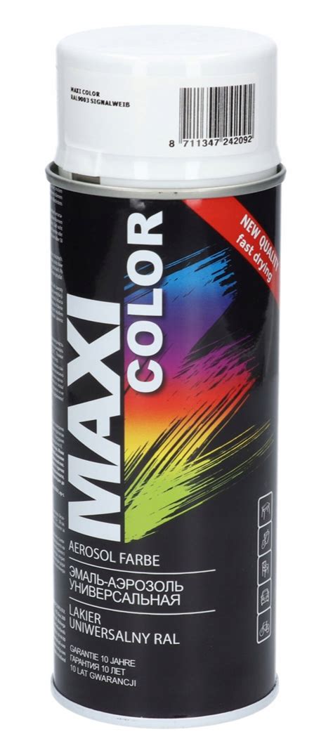 Maxi Color Lakier Spray Bia Y Ral Ml Mx Za Z Z