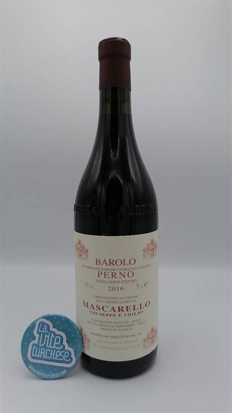 Giuseppe Mascarello Barolo Perno Vigna Santo Stefano 2016 La Vite