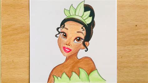 How To Draw Princess Tiana From Princess And The Frog YouTube