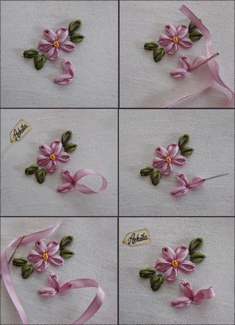 Silk Ribbon Embroidery Tutorial Step By Step