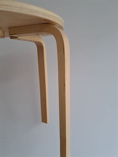 Vintage IKEA FROSTA Stool In Alvar Aalto Style From The 80s Etsy UK