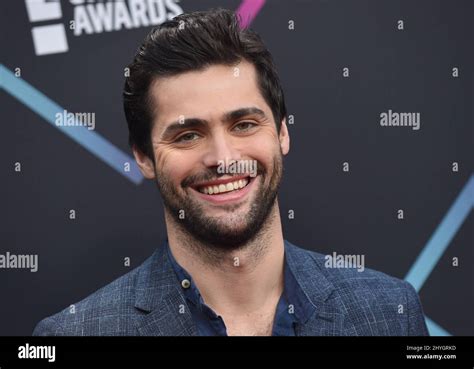 Matthew Daddario Arriving For The 2018 E Peoples Choice Awards Held