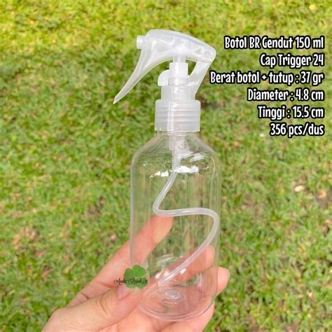 Jual Botol TRIGGER BR Gendut 150 Ml Botol Kemasan Kosmetik 150 Ml