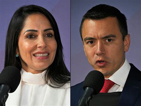 Luisa González y Daniel Noboa perfilan sus estrategias de cara al