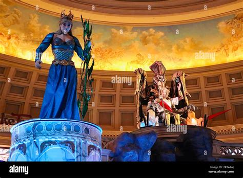 Fall Of Atlantis At Caesars Forum Shops Automaton Show Caesars Palace