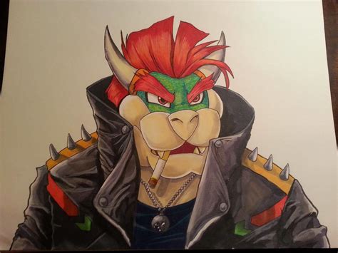 Midori Mario Characters Fictional Characters Bowser Punk